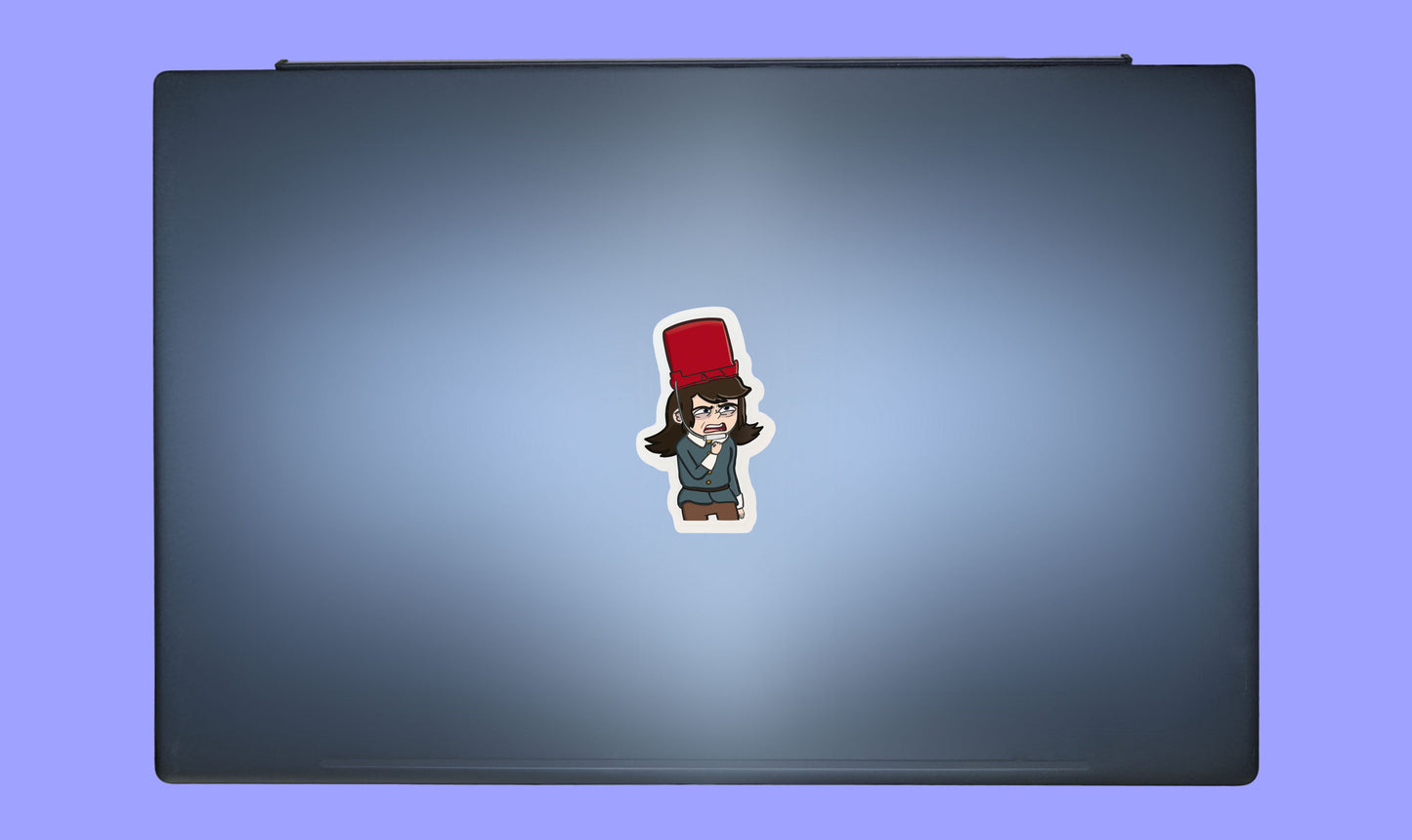 Demon Child with Bucket Hat Sticker