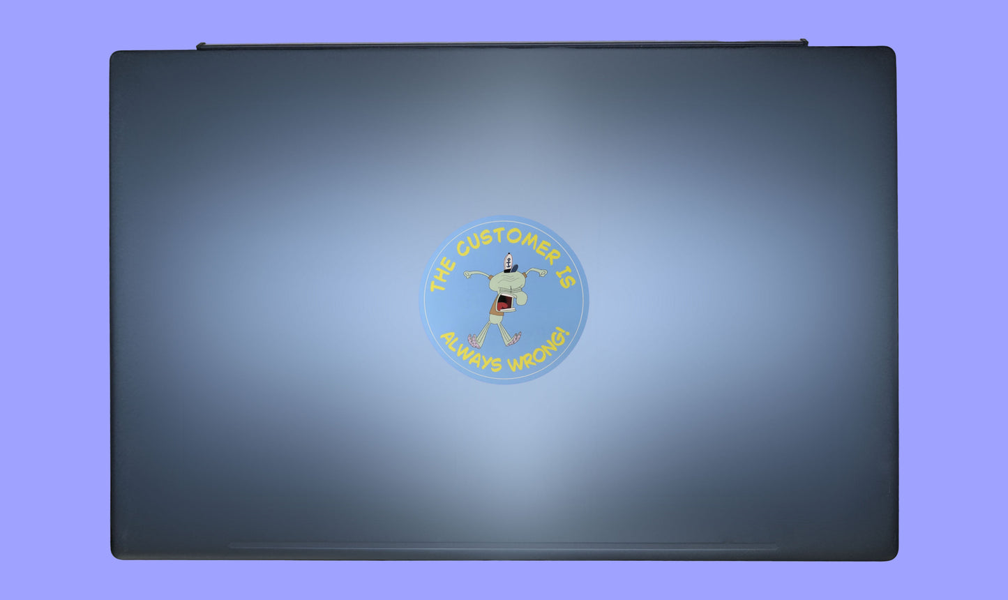 Angry Customer Service Cephalopod Sticker