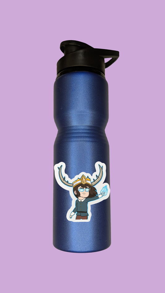 Cartoon Art- Demon Child God Sticker