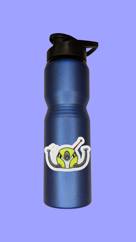 Happy Space Robot Sticker