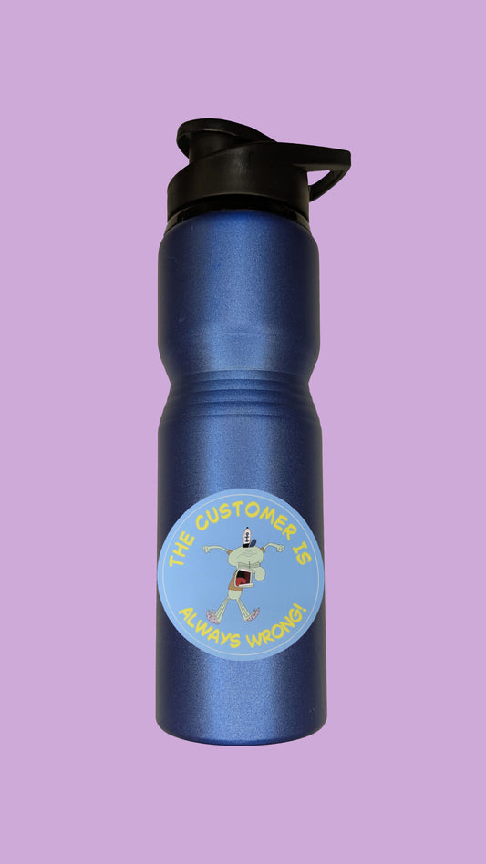 Cartoon Art- Angry Customer Service Cephalopod Sticker