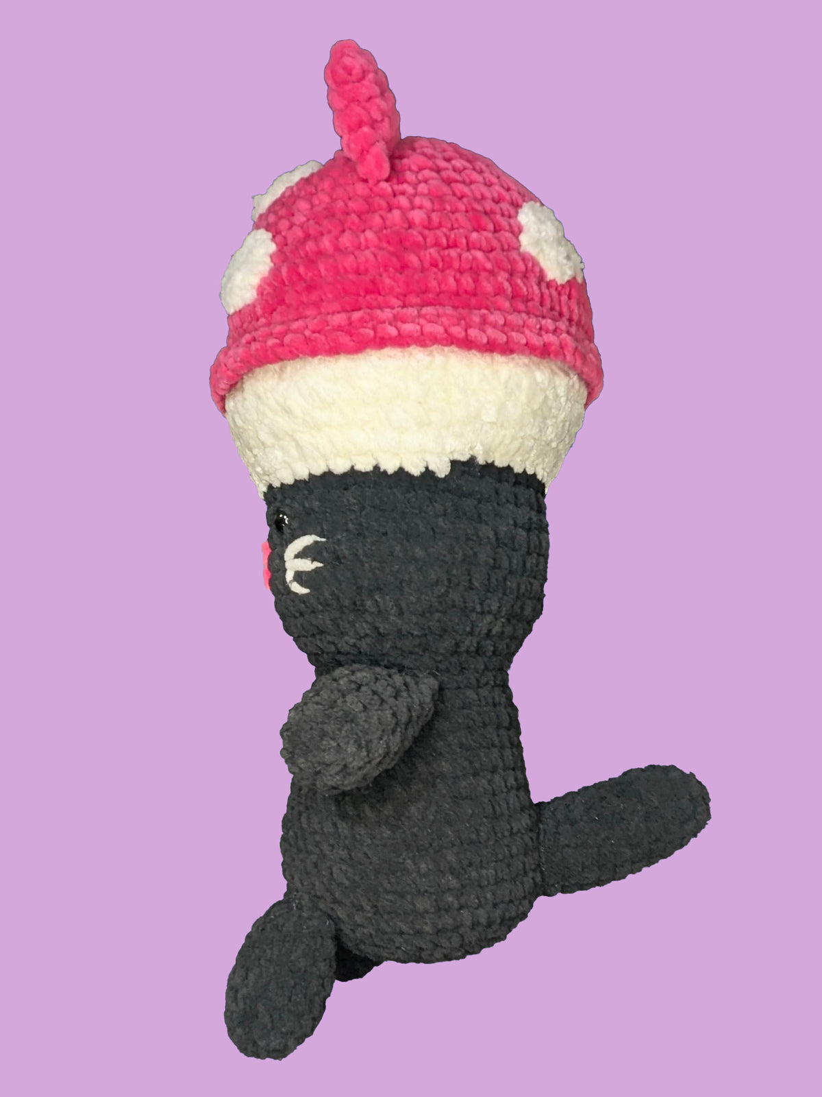 Large Mushroom Cat Plushie- Sample Sale