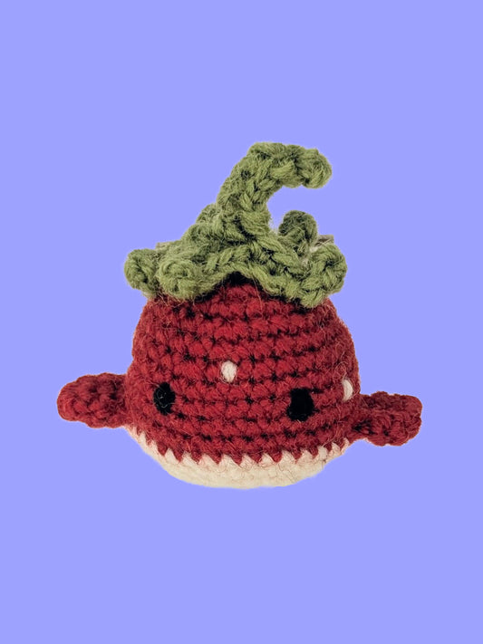 Strawberry Whale Plushie