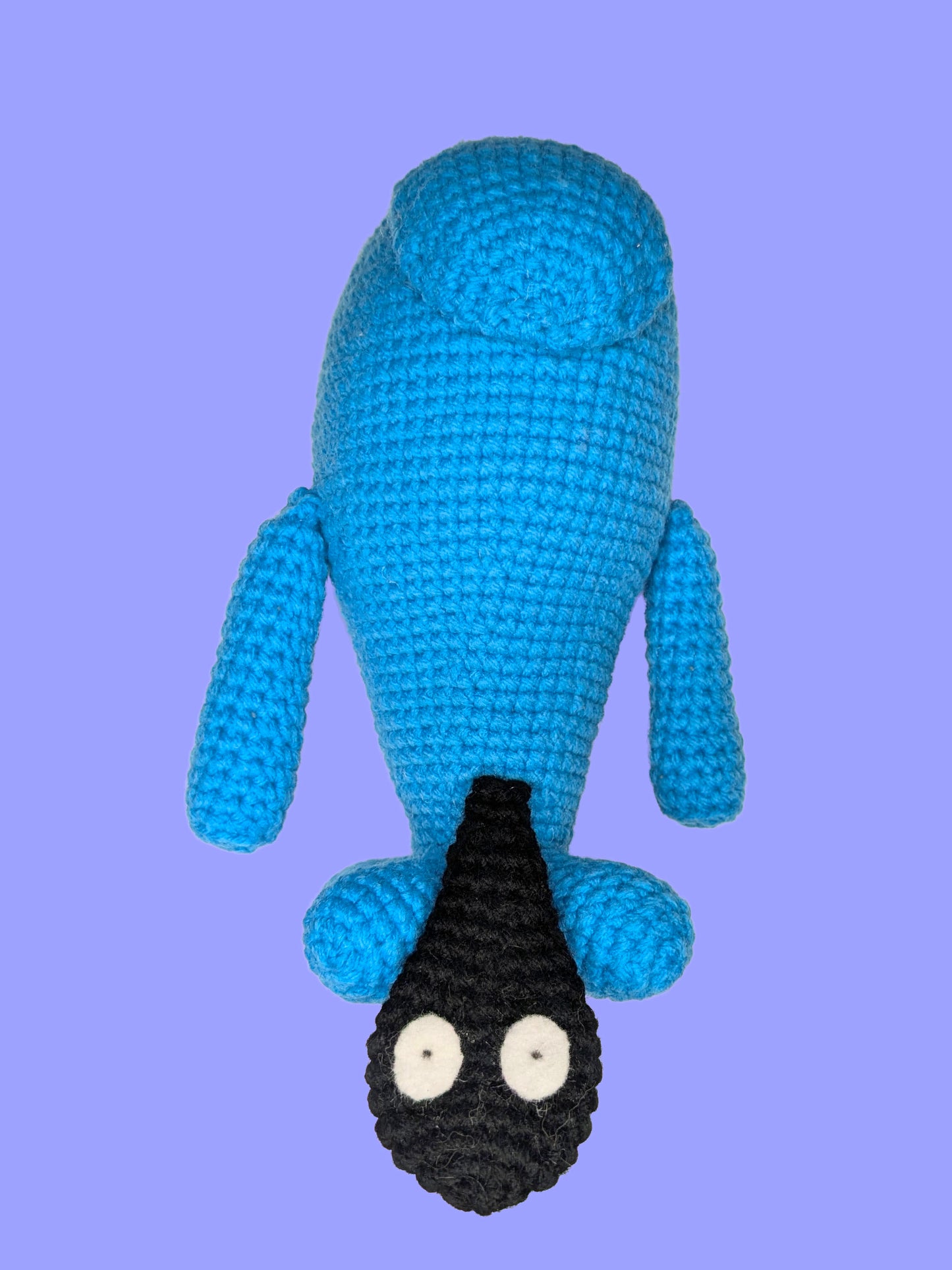 Happy Blue Monster Plushie