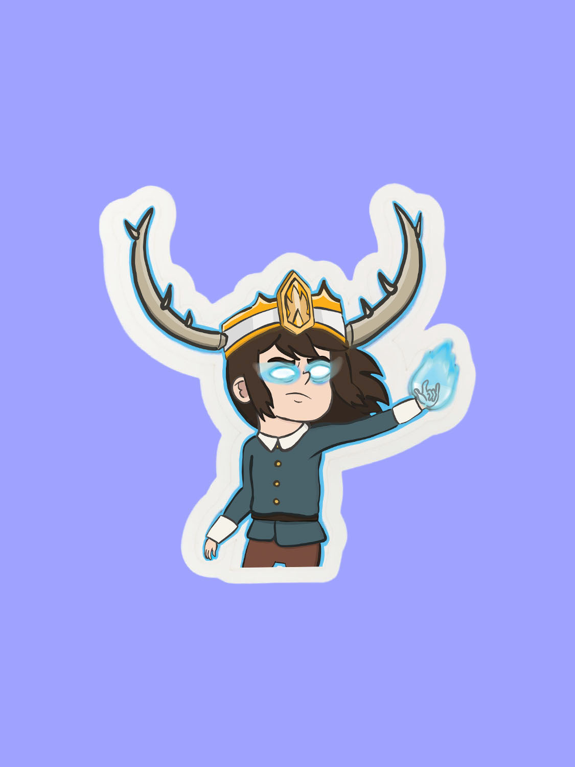 Demon Child God Sticker