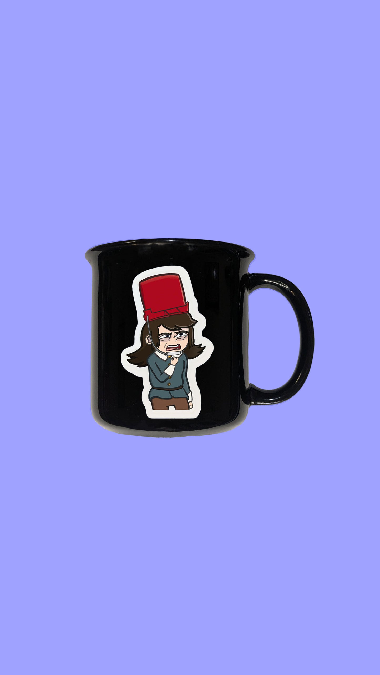 Demon Child with Bucket Hat Sticker