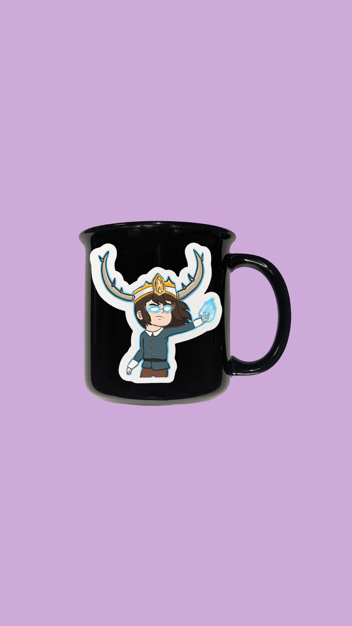 Cartoon Art- Demon Child God Sticker