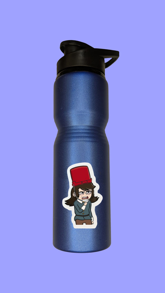 Demon Child with Bucket Hat Sticker