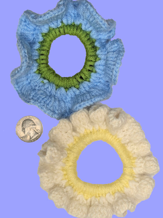 Flower-Themed Hair Ties