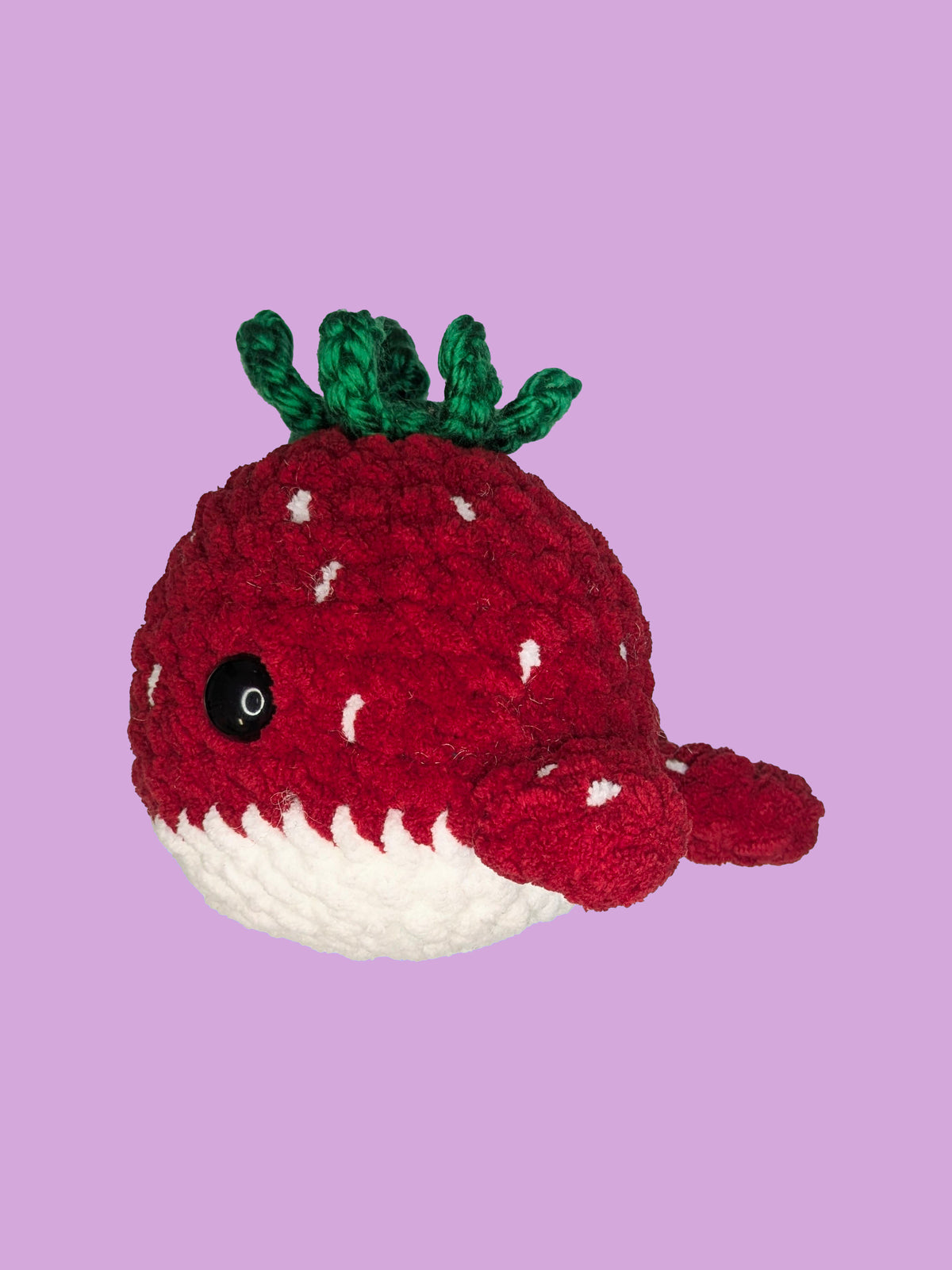 Strawberry Whale Plushie