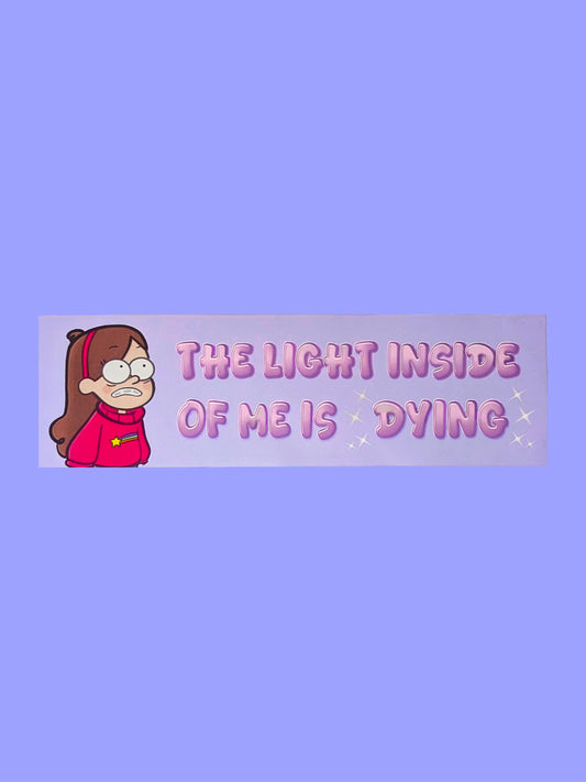 Mystery Sweater Girl Bumper Sticker