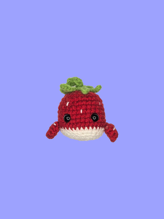 Strawberry Whale Plushie