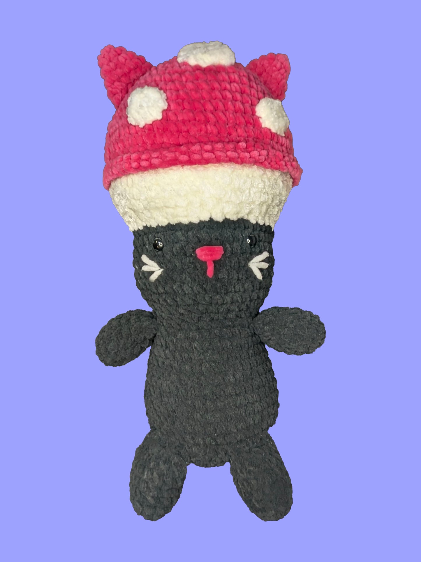 Large Mushroom Cat Plushie- First Edition