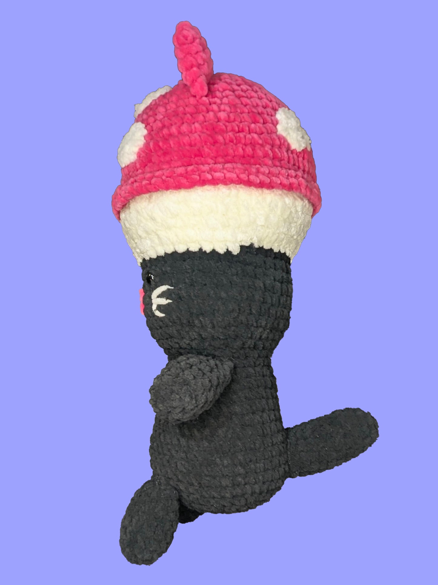Large Mushroom Cat Plushie- First Edition
