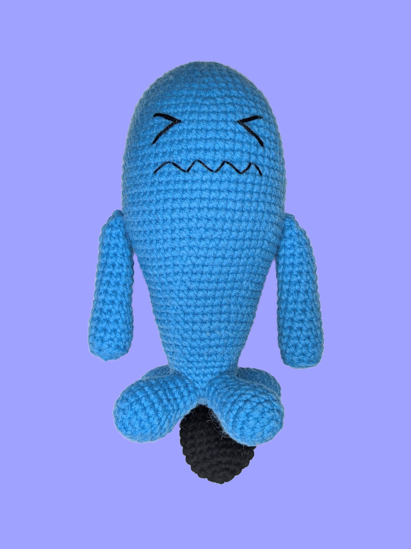 Happy Blue Monster Plushie
