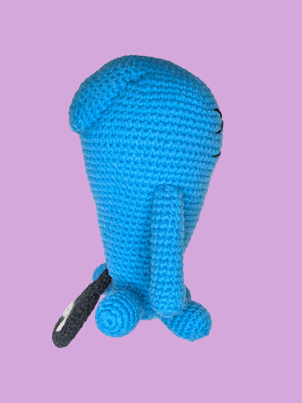 Happy Blue Monster Plushie- Sample Sale