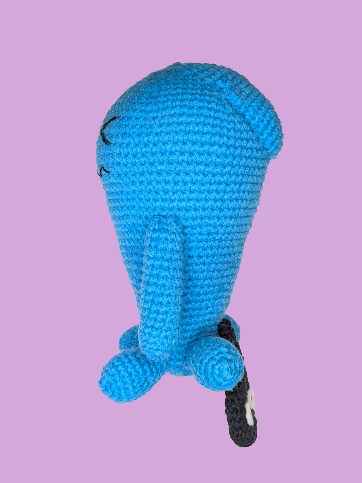 Happy Blue Monster Plushie- Sample Sale