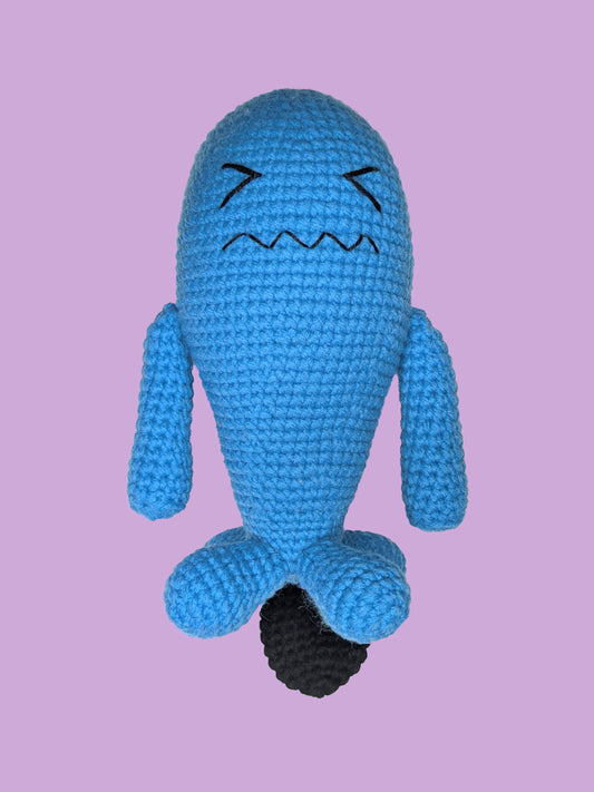 Happy Blue Monster Plushie