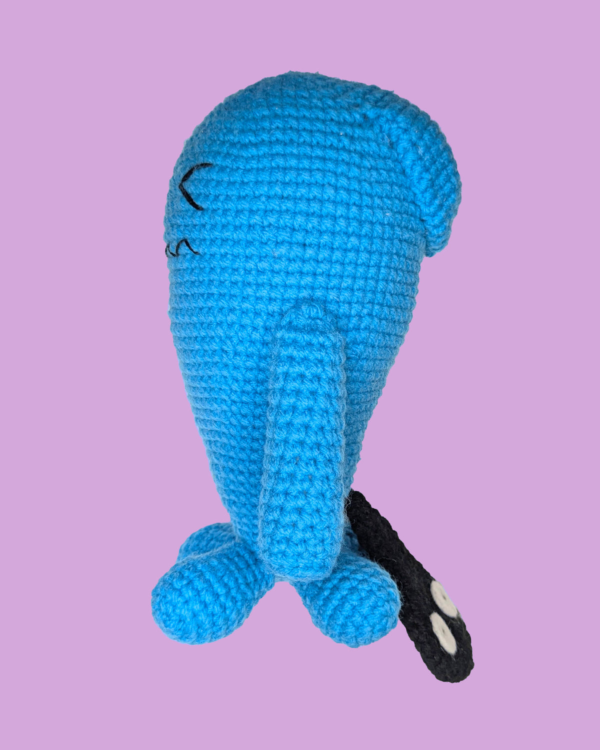 Happy Blue Monster Plushie
